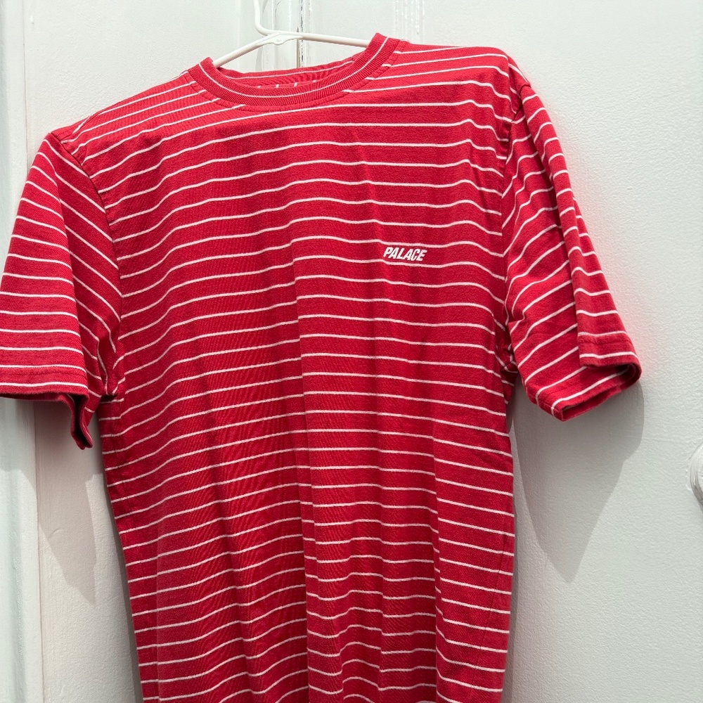 PALACE striped men’s large t shirt